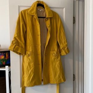 Vintage yellow pea coat